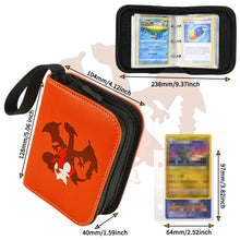 Load image into Gallery viewer, 2-Pocket Mini Cards Binder for Pokemon Cards Fit 80 Pcs Cards
