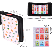 Load image into Gallery viewer, MZZNX 495 Pockets Binder Holder for Animal Crossing Mini Amiibo Cards, 1.3&quot;x1&quot; ACNH NFC Tag Game Mini Cards Holder
