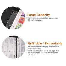 Load image into Gallery viewer, MZZNX 495 Pockets Binder Holder for Animal Crossing Mini Amiibo Cards, 1.3&quot;x1&quot; ACNH NFC Tag Game Mini Cards Holder
