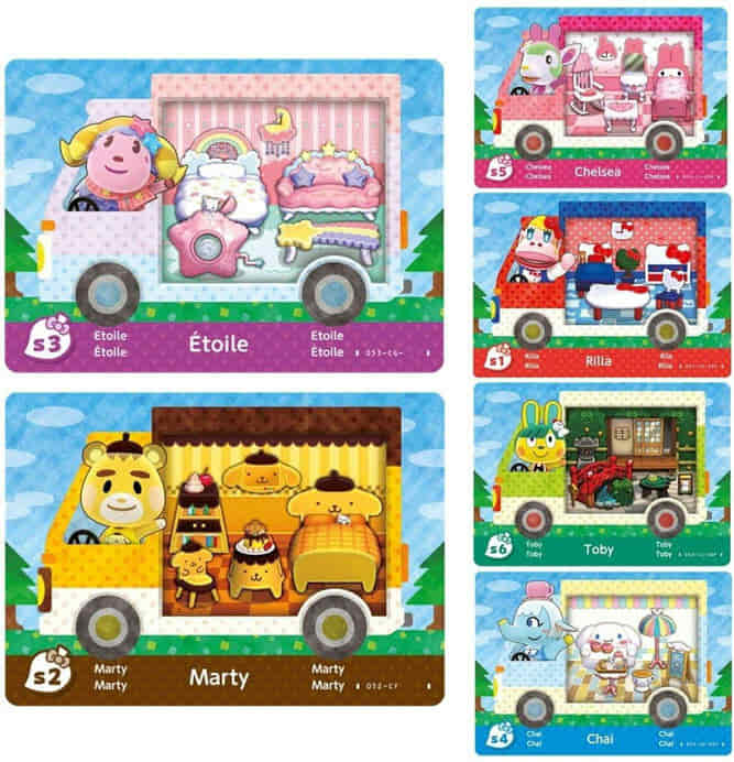 Animal Crossing Amiibo Cards Editor's Pick Deck | Number 1-24, 1-36, 37-72, 1-72 and 6 Sanrio as a options | SP1 SP2