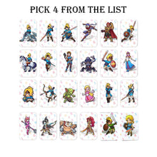 Load image into Gallery viewer, Botw 23/24/25/26 Cards in 1 Nfc Game Cards Pack for the Legend of Zelda Breath of the Wild With Mini Crystal Case (NS Game Card Size)

