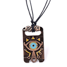 Load image into Gallery viewer, Zelda Breath of the Wild Theme NeckLace Zelda Cards 
